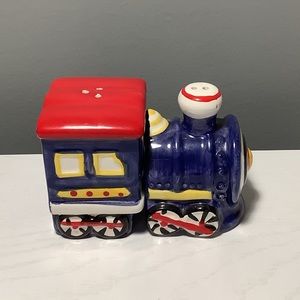 Earthenware Train Salt & Pepper Set